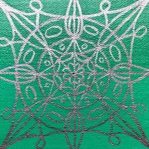 *SOLD* Original GoodVibeGoda Handmade Acrylic Mini Mandala Painting